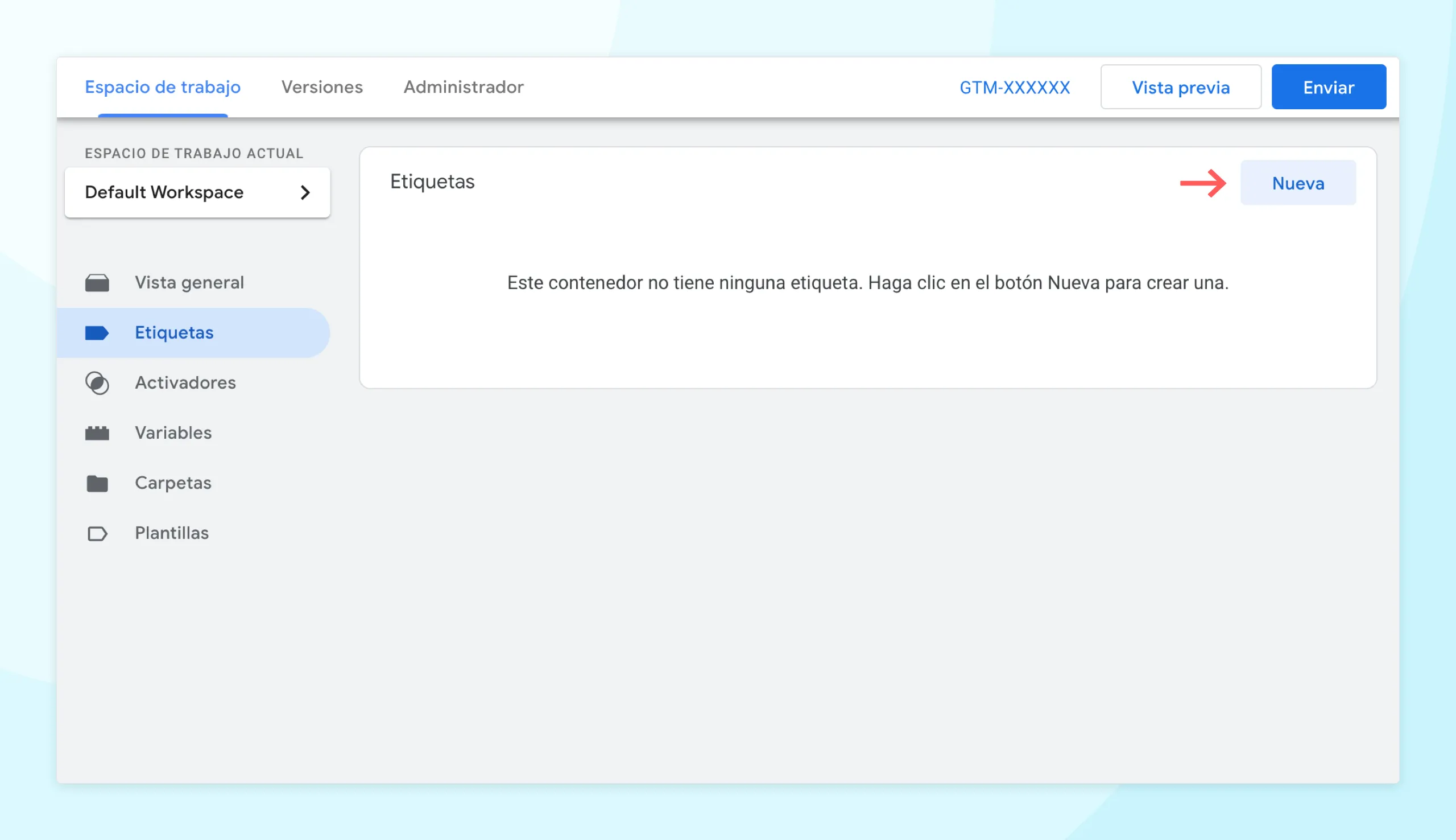 Crear la etiqueta de evento de compra en GTM.